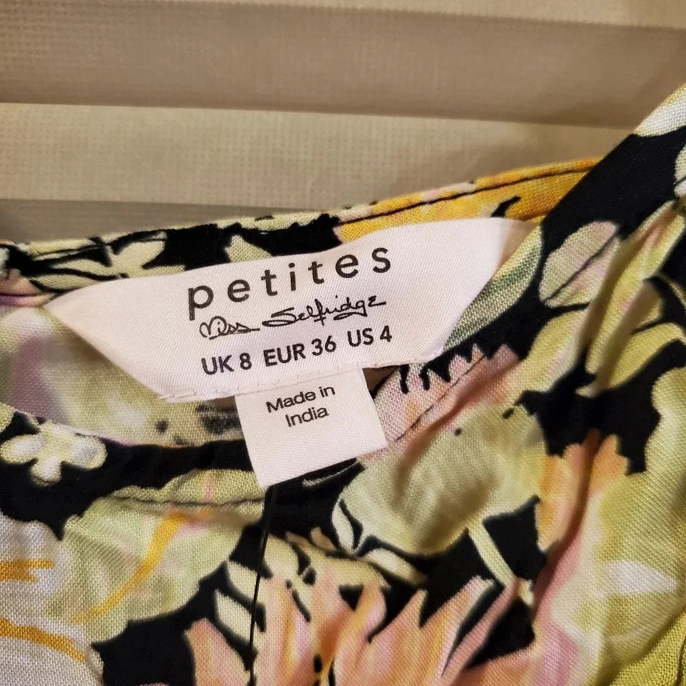 MISS SELFRIDGE | Romper in Tropical Floral sz 4P NWT - Picture 8 of 16
